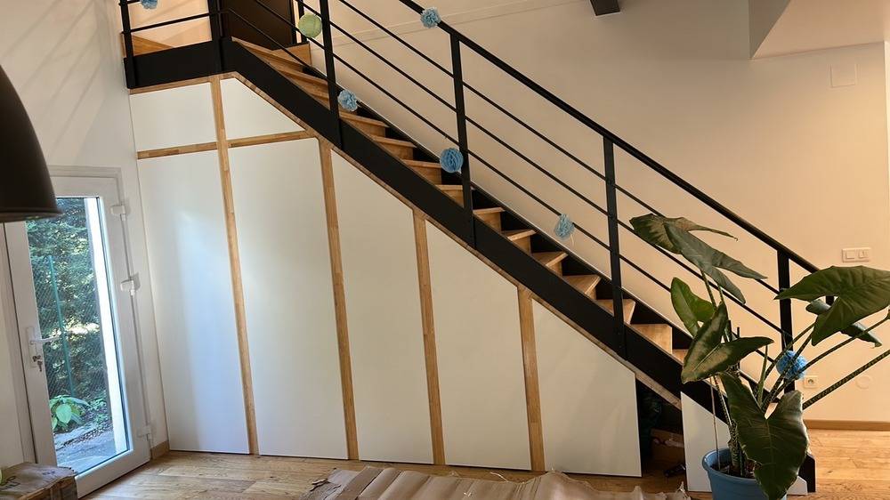 Creation escalier et ammenagement d'espace